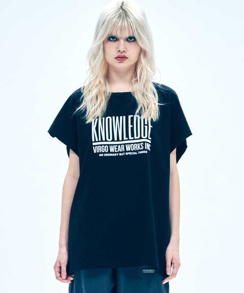VIRGOwearworks（ヴァルゴウェアワークス）の「ULTIMATE2 [C] Knowledge（Tシャツ/カットソー・メンズ・ホワイト/ブラック/グレイッシュベージュ・2/4/3/5）」の9枚目の写真