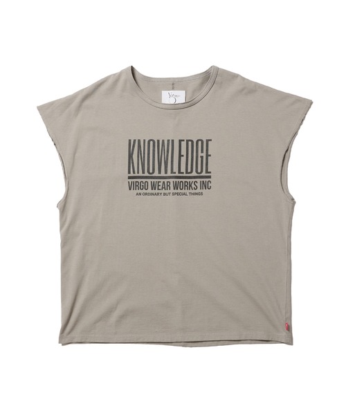 VIRGOwearworks（ヴァルゴウェアワークス）の「ULTIMATE2 [C] Knowledge（Tシャツ/カットソー・メンズ・ホワイト/ブラック/グレイッシュベージュ・2/4/3/5）」の7枚目の写真