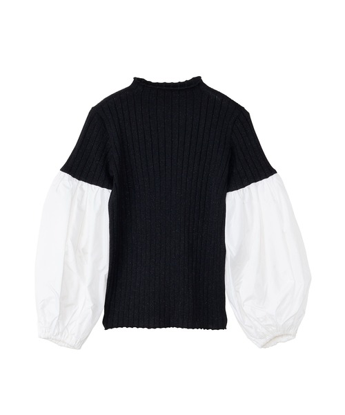 Foundry Mews(ファウンドリーミューズ)の「【Foundry Mews/ファウンドリーミューズ】EVA TOPS(シャツ/ブラウス・レディース・ブラック・FREE)」の2枚目の写真