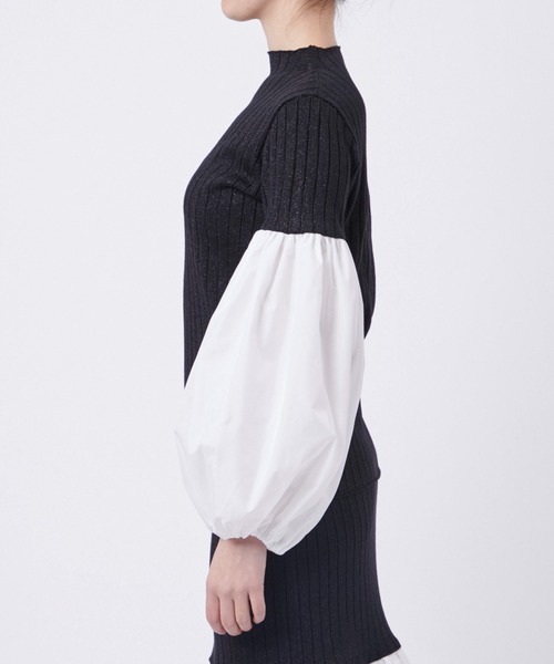 Foundry Mews(ファウンドリーミューズ)の「【Foundry Mews/ファウンドリーミューズ】EVA TOPS(シャツ/ブラウス・レディース・ブラック・FREE)」の8枚目の写真