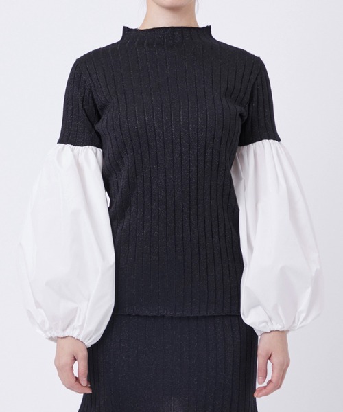 Foundry Mews(ファウンドリーミューズ)の「【Foundry Mews/ファウンドリーミューズ】EVA TOPS(シャツ/ブラウス・レディース・ブラック・FREE)」の7枚目の写真