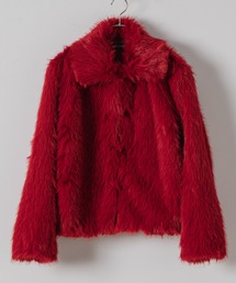 JUST A NOON（ジャストアヌーン）の「フーディーショートファーコート