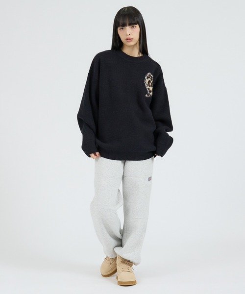 Revo.(レボ)の「【Revo.レボ】ワンポイントハートステッチルーズニット/ユニセックス/TH-3888(ニット/セーター・メンズ・グレー/ブラック/レッド/ブルー/レッド系その他/ブラック系その他/グレー系その他・フリー)」の14枚目の写真