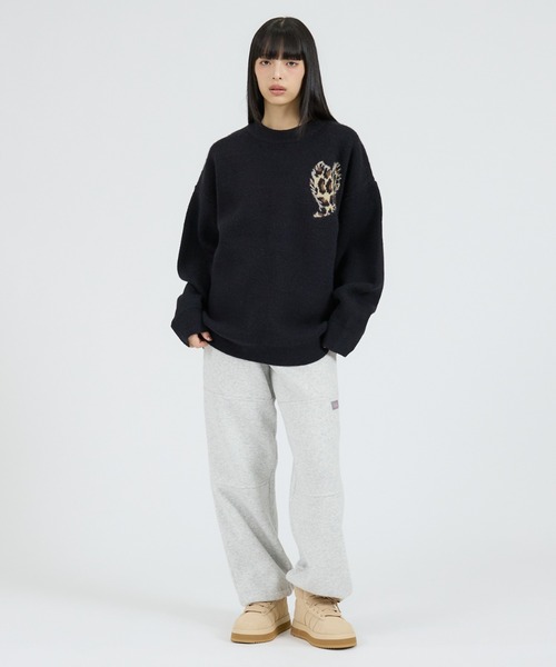 Revo.(レボ)の「【Revo.レボ】ワンポイントハートステッチルーズニット/ユニセックス/TH-3888(ニット/セーター・メンズ・グレー/ブラック/レッド/ブルー/レッド系その他/ブラック系その他/グレー系その他・フリー)」の15枚目の写真