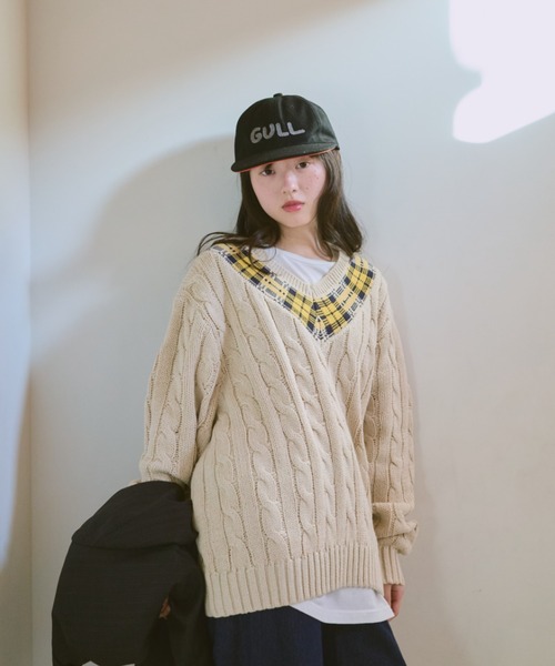common gull products いつものガルニットください　L common gull products. ニット セーター いつものガルニット