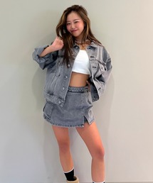 ROXY（ロキシー）の「LIVED IN DENIM SKORT/ロキシーデニムスカート（デニムスカート）」