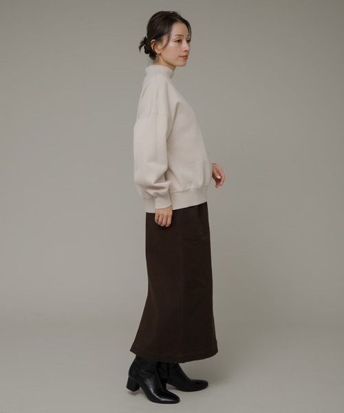 URBAN RESEARCH Sonny Label(アーバンリサーチサニーレーベル)の「『UR TECH』モックネックスウェット(スウェット・レディース・ホワイト系その他/ピンク/ブラック・FREE)」の10枚目の写真