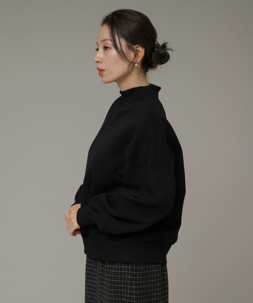 URBAN RESEARCH Sonny Label(アーバンリサーチサニーレーベル)の「『UR TECH』モックネックスウェット(スウェット・レディース・ホワイト系その他/ピンク/ブラック・FREE)」の16枚目の写真