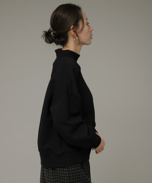 URBAN RESEARCH Sonny Label(アーバンリサーチサニーレーベル)の「『UR TECH』モックネックスウェット(スウェット・レディース・ホワイト系その他/ピンク/ブラック・FREE)」の17枚目の写真