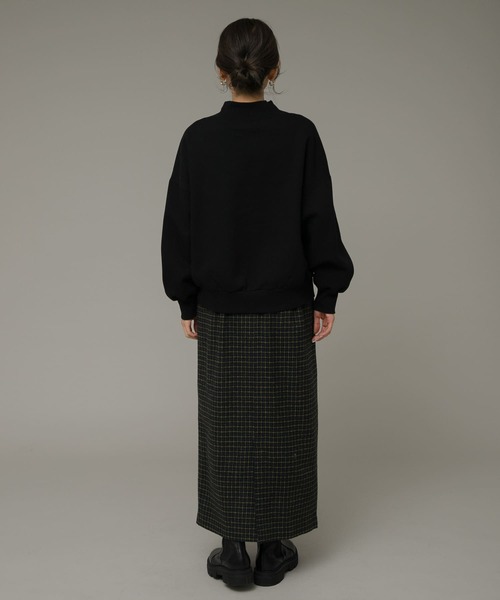 URBAN RESEARCH Sonny Label(アーバンリサーチサニーレーベル)の「『UR TECH』モックネックスウェット(スウェット・レディース・ホワイト系その他/ピンク/ブラック・FREE)」の21枚目の写真