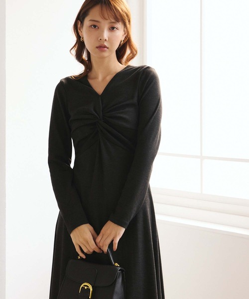 fifth（フィフス）の「ツイストネックワンピース（ワンピース・レディース・ダークグレー/ブラック・M）」の19枚目の写真