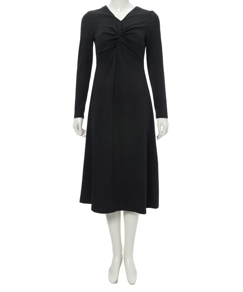 fifth（フィフス）の「ツイストネックワンピース（ワンピース・レディース・ダークグレー/ブラック・M）」の9枚目の写真