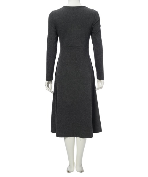 fifth（フィフス）の「ツイストネックワンピース（ワンピース・レディース・ダークグレー/ブラック・M）」の3枚目の写真
