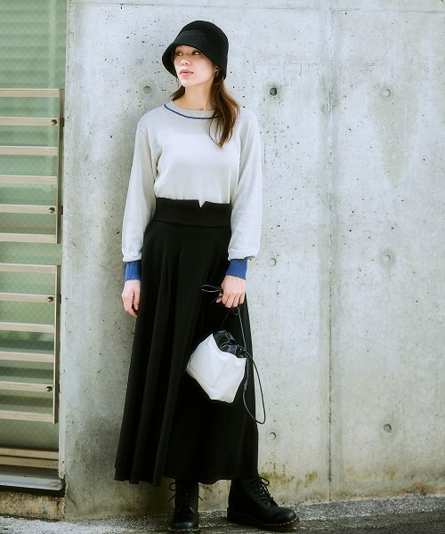 nissen(ニッセン)の「スカートでも使える2WAYジャンパースカート(ジャンパースカート・レディース・ブラック・L/M/S)」の7枚目の写真