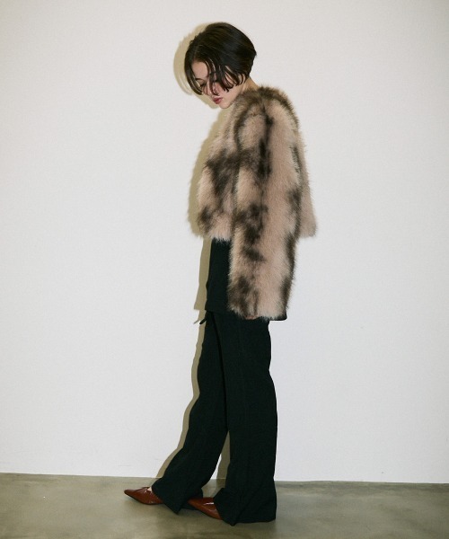 Clum(クルム)の「double button slacks skirt pants / ダブルボタンスラックススカートパンツ(スラックス・レディース・ブラック/グレー・FREE)」の15枚目の写真