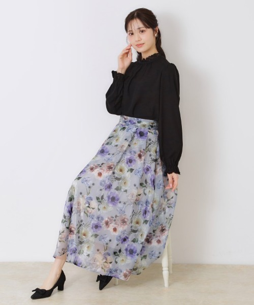 couture brooch（クチュールブローチ）の「【ほろ甘・大人カワイイ】エンブロレース2WAYブラウス（シャツ/ブラウス・レディース・ライトグレー/ピンク/ブラック/アイボリー・42/36/38/40）」の18枚目の写真