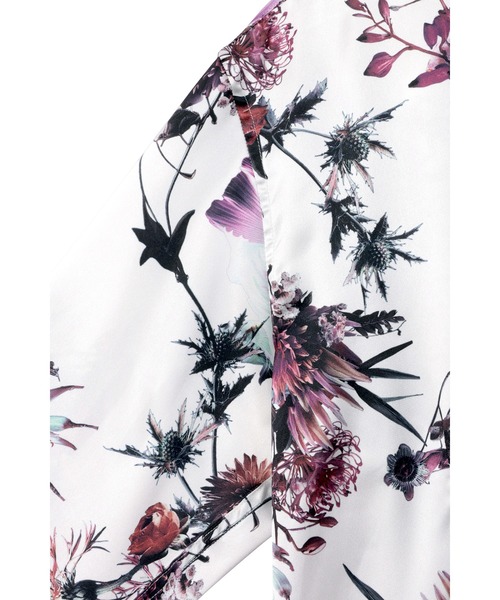 TORNADO MART（トルネードマート）の「TORNADO MART∴アクアフラワープリントシャツ（シャツ/ブラウス・メンズ・ブラック/アイボリー・M/XXL/LL/L）」の8枚目の写真