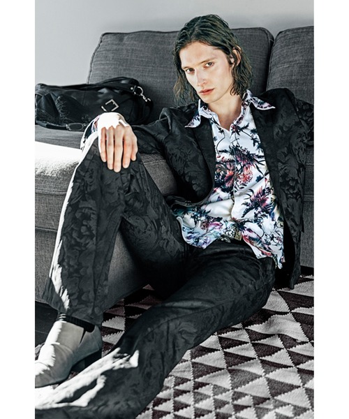 TORNADO MART（トルネードマート）の「TORNADO MART∴アクアフラワープリントシャツ（シャツ/ブラウス・メンズ・ブラック/アイボリー・M/XXL/LL/L）」の16枚目の写真