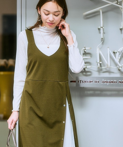 SMILE LAND(スマイルランド)の「<大きいサイズ> 選べるシアープルオーバー(Tシャツ/カットソー・レディース・グレー/ブラック/キナリ/チャコール/ミント/オフホワイト・4L/5L/3L/LL/L)」の13枚目の写真