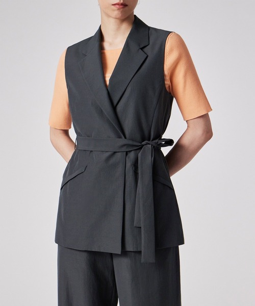 Paul Smith（ポールスミス）の「ウィメンズ マット ロングジレ / 155025 350JA（ベスト・レディース・スミクロ・38/40/42）」の6枚目の写真