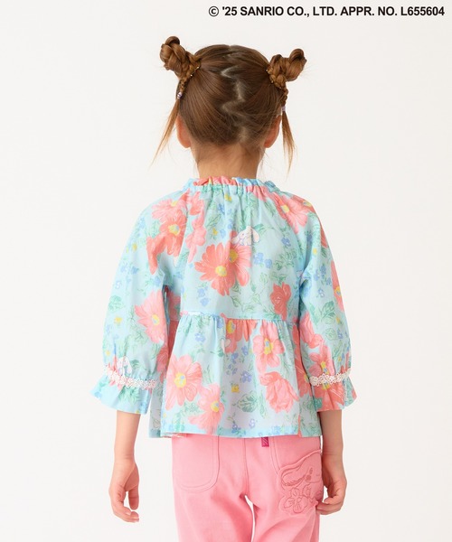 HAKKA KIDS(ハッカキッズ)の「【シナモロール】マーガレットプリントブラウス(シャツ/ブラウス・キッズ・イエロー/サックスブルー・100cm/110cm/120cm/130cm)」の10枚目の写真