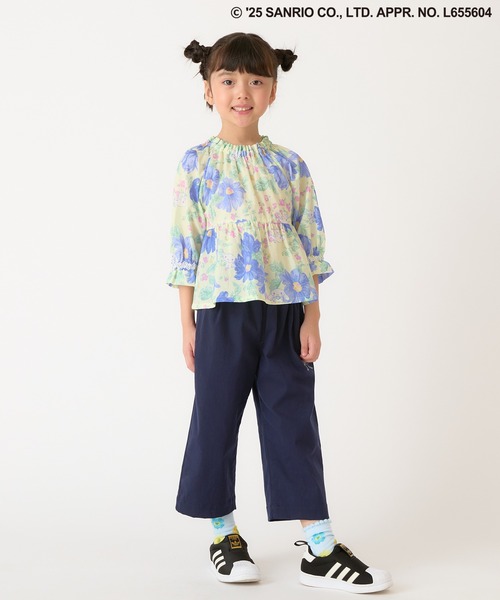 HAKKA KIDS(ハッカキッズ)の「【シナモロール】マーガレットプリントブラウス(シャツ/ブラウス・キッズ・イエロー/サックスブルー・100cm/110cm/120cm/130cm)」の5枚目の写真