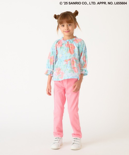 HAKKA KIDS(ハッカキッズ)の「【シナモロール】マーガレットプリントブラウス(シャツ/ブラウス・キッズ・イエロー/サックスブルー・100cm/110cm/120cm/130cm)」の14枚目の写真