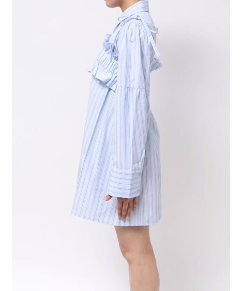 jouetie（ジュエティ）の「ビスチェレイヤードチュニックストライプシャツ（シャツ/ブラウス・レディース・オフホワイト/イエロー/ブルー/ブラック・MEDIUM）」の15枚目の写真