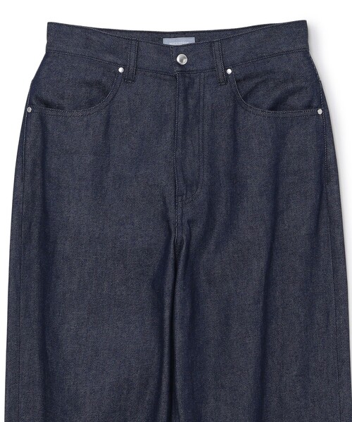 MACKINTOSH PHILOSOPHY(マッキントッシュ フィロソフィー)の「【アニチューブ掲載】GREY LABEL シンチバックワイドデニム(デニムパンツ・レディース・ホワイト/ダークネイビー・1/2/5/6)」の4枚目の写真
