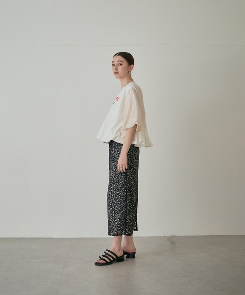 ROSE BUD（ローズバッド）の「レオパードレーススカート（スカート・レディース・ブラック/ホワイト・ONE SIZE）」の15枚目の写真