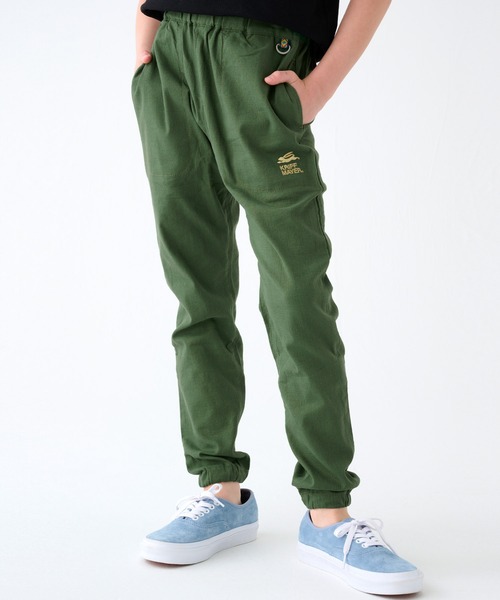 KRIFF MAYER Kid's Collection（クリフメイヤーキッズコレクション）の「綿オリエンテーションジョガー（その他パンツ・キッズ・チャコール/カーキ/ネイビー/ベージュ・160/170/120/130/140/150）」の4枚目の写真