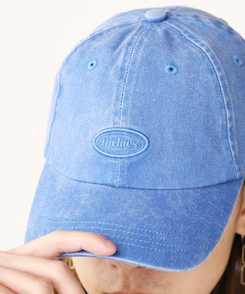 Dickies（ディッキーズ）の「Dickies/ディッキーズ EX PIGMENT CALIF WAPPEN LOW CAP キャップ（キャップ・メンズ・ブラック/アイボリー/ブラウン/ブルー/グリーン・FREE）」の5枚目の写真