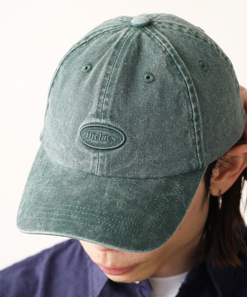 Dickies（ディッキーズ）の「Dickies/ディッキーズ EX PIGMENT CALIF WAPPEN LOW CAP キャップ（キャップ・メンズ・ブラック/アイボリー/ブラウン/ブルー/グリーン・FREE）」の4枚目の写真