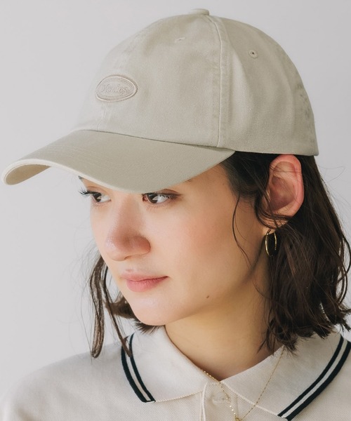 Dickies（ディッキーズ）の「Dickies/ディッキーズ EX PIGMENT CALIF WAPPEN LOW CAP キャップ（キャップ・メンズ・ブラック/アイボリー/ブラウン/ブルー/グリーン・FREE）」の2枚目の写真