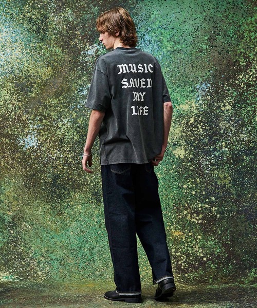 MSML(エムエスエムエル)の「MUSIC SAVED MY LIFE T SHIRT(Tシャツ/カットソー・メンズ・ブラック・XL/L/M/S)」の8枚目の写真