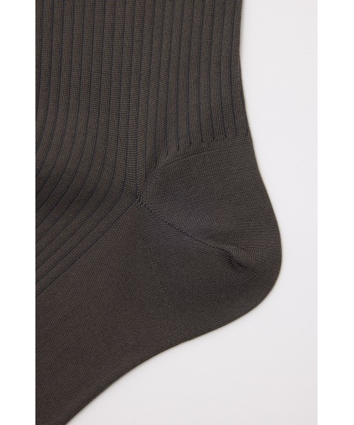 rienda（リエンダ）の「RIBシアーハイソックス（ソックス/靴下・レディース・ダークグレー・FREE）」の4枚目の写真