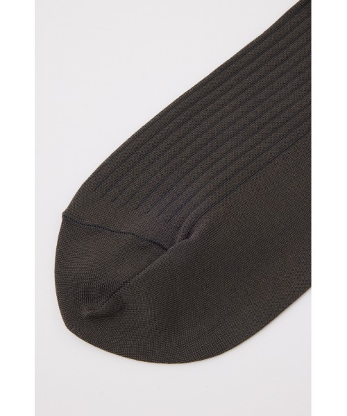 rienda（リエンダ）の「RIBシアーハイソックス（ソックス/靴下・レディース・ダークグレー・FREE）」の5枚目の写真