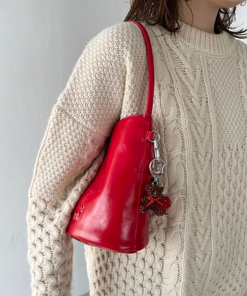 Me%（ミィパーセント）の「ビーズクマキーチャーム 308670（キーホルダー・レディース・オフホワイト/ブラック/ブラウン・FREE）」の20枚目の写真