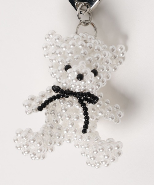セール】ビーズクマキーチャーム 308670（キーホルダー）｜Me%（ミィ