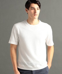 MONSIEUR NICOLE | グラフィックジャカード クルーネックニットTシャツ(ニット/セーター)