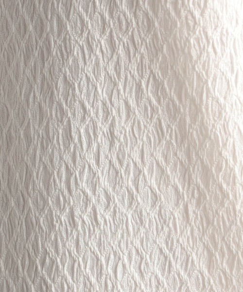 MONSIEUR NICOLE（ムッシュニコル）の「グラフィックジャカード クルーネックニットTシャツ（ニット/セーター・メンズ・ホワイト/ブラック/グリーン・MEDIUM/LARGE/X-LARGE）」の8枚目の写真