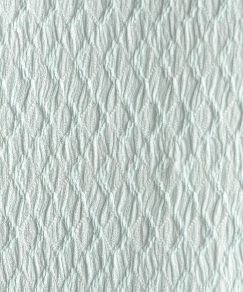 MONSIEUR NICOLE（ムッシュニコル）の「グラフィックジャカード クルーネックニットTシャツ（ニット/セーター・メンズ・ホワイト/ブラック/グリーン・MEDIUM/LARGE/X-LARGE）」の6枚目の写真