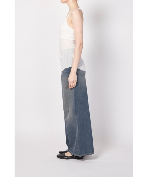 HAKUJI(ハクジ)の「HAKUJI WIDE RIB BRA TANKTOP(タンクトップ・レディース・ホワイト/ブラック・FREE)」の7枚目の写真