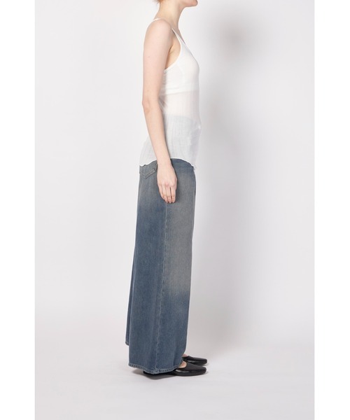 HAKUJI(ハクジ)の「HAKUJI WIDE RIB BRA TANKTOP(タンクトップ・レディース・ホワイト/ブラック・FREE)」の9枚目の写真