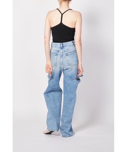 HAKUJI(ハクジ)の「HAKUJI WIDE RIB BRA TANKTOP(タンクトップ・レディース・ホワイト/ブラック・FREE)」の11枚目の写真
