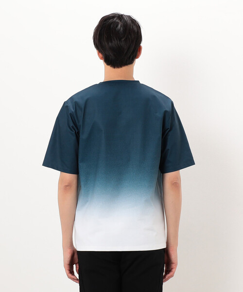 COMME CA ISM（コムサイズム）の「グラデーションプリント Ｔシャツ（Tシャツ/カットソー・メンズ・ブラック/ネイビー/ブルー・LARGE/MEDIUM）」の17枚目の写真