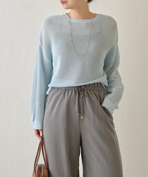 Jena espace merveilleux スカシ編みボードニット Jena espace merveilleux スカシ編みボードニット