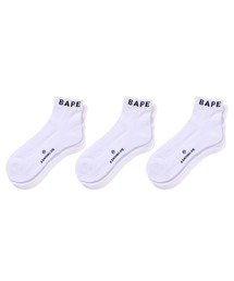 A BATHING APE | BAPE ANKLE SOCKS 3 PAIRS(ソックス/靴下)
