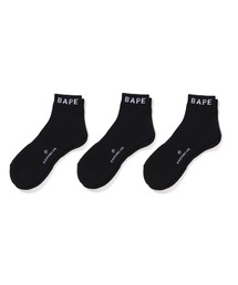 A BATHING APE | BAPE ANKLE SOCKS 3 PAIRS(ソックス/靴下)