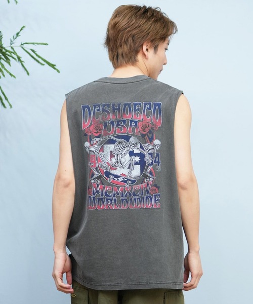 DC/ディーシー タンクトップ バックプリント ヴィンテージ風 25